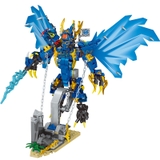 Đồ chơi lắp ghép xếp hình mô hình rồng xanh ninjagô 2 trong 1 với 388 chi tiết