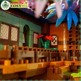 Đồ chơi lắp ghép xếp hình cây cổ thụ 7 màu cùng khu vườn bên suối với 4451 chi tiết cho bé