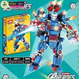 Đồ chơi xếp hình lắp ráp các nhân vật siêu anh hùng A.venger với 196-219 mảnh ghép