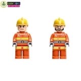 Đồ chơi lắp ghép xếp hình xe cứu hỏa cỡ lớn với 720 mảnh ghép