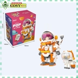 Đồ chơi lắp ghép xếp hình phi hành gia X-pet X-Plant với 488 chi tiết