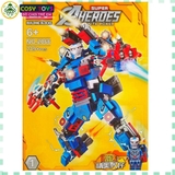 Đồ chơi xếp hình lắp ráp các nhân vật siêu anh hùng A.venger với 196-219 mảnh ghép