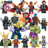 Đồ chơi xếp hình lắp ráp các nhân vật mini siêu anh hùng a.venger với 20 mẫu cho bé