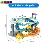 Đồ chơi đường hầm vũ trụ kèm xe ô tô cùng hiệu ứng đèn và nhạc cho bé