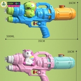 Đồ chơi ống súng nước hai tia phun xa cùng mẫu hoạt hình dễ thương cho bé