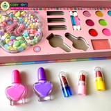 Đồ chơi trang điểm, sơn móng LOL kèm dụng cụ làm đẹp cho bé