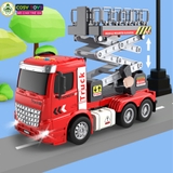 Đồ chơi xe nâng hạ hàng chạy bằng pin với đèn và nhạc cho bé