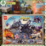 Đồ chơi xếp hình lắp ghép bọ cạp xanh với 411 chi tiết