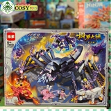 Đồ chơi xếp hình lắp ghép bọ cạp xanh với 411 chi tiết