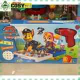 ĐỒ CHƠI XẾP HÌNH 2D-3D NHÂN VẬT CHÓ PAW VÀ NHỮNG NGƯỜI BẠN GHÉP BẰNG VÍT