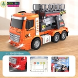 Đồ chơi xe nâng hạ hàng chạy bằng pin với đèn và nhạc cho bé