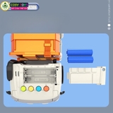 Đồ chơi xe nâng hạ hàng chạy bằng pin với đèn và nhạc cho bé