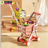 Đồ chơi xe đẩy siêu thị 31 chi tiết  cao cấp cho bé nhập vai mua sắm