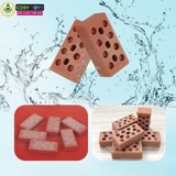 Đồ chơi xây nhà biệt thự mini bằng gạch và sơn màu với 160 chi tiết cho bé