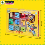 Đồ chơi robot lắp ghép từ các con số 0-9 cho bé