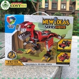 Đồ chơi lắp ghép xếp hình khủng long biến hình 3 trong 1 với  hơn 278 chi tiết