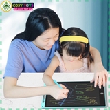 Bảng viết tự xóa LCD bảng vẽ điện tử thông minh tự động xóa-tăng tư duy sáng tạo với nhiều kích cỡ cho bé