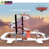 Đồ chơi lắp ráp mô hình bãi đỗ xe thông minh Parking Lot Mc Queen ( kèm 4 xe ô tô) cho bé