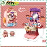 Đồ chơi vali đựng dụng cụ trang điểm 3 trong 1 với 27 chi tiết cho bé