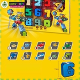 Đồ chơi robot lắp ghép từ các con số 0-9 cho bé