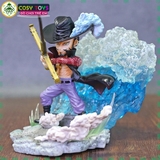 Mô hình đồ chơi - Mihawk ( Mắt Diều Hâu ) cao 12cm - One Piece - có hộp màu