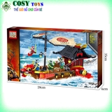 Đồ chơi lắp ghép xếp hình thuyền rồng Ninjago chiến đấu cỡ lớn mới nhất với hơn 705 pics