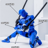 Đồ chơi lắp ghép mô hình Dummy 3D cùng nhiều vũ khí đi kèm cho bé