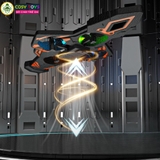 Đồ chơi mô hình máy bay điều khiển từ xa bằng xốp với 4 cánh lớn nhào lộn 360 độ cho bé