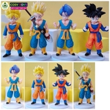 Mô hình Dragon Ball bộ 4 Goku và Trunks kids - cao 18-19cm - nặng 1kg2 - DragonBall