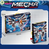 Đồ chơi lắp ghép xếp hình robot Mecha Warior và Universe kèm đôi cánh và kiếm laser với hơn 853 - 459 -574 chi tiết cho bé