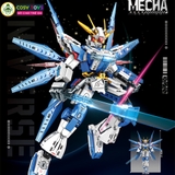 Đồ chơi lắp ghép xếp hình robot Mecha Warior và Universe kèm đôi cánh và kiếm laser với hơn 853 - 459 -574 chi tiết cho bé