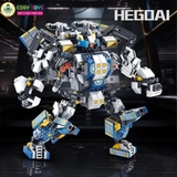 Đồ chơi lắp ghép xếp hình robot thám hiểm không gian 3 trong 1 với 586 chi tiết