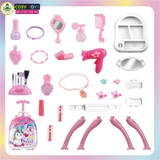 Đồ chơi vali trang điểm 3 trong 1 kèm dụng cụ trang điểm làm đẹp cho bé