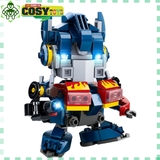 Đồ chơi lắp ghép xếp hình chiến binh Optimus Prime của Autobot giáp xanh với 212 mảnh ghép, mẫu robot lớn, khớp có cử động được và nhiều chi tiết cho bé