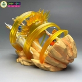 Mô hình DragonBall Goku đại chiến Vegeta Majin - cao 17cm - ngang 25cm - nặng 400gram - phụ kiện : có đèn LED - Dragon Ball