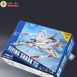 Đồ chơi lắp ghép xếp hình máy bay tiêm kích phản lực J15- Flying Shark hộp lớn to đại với 1010 mảnh ghép