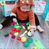 Bộ đồ chơi cắt trái cây rau củ cho bé