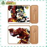 Đồ chơi lắp ghép xếp hình Iron Man trong bộ giáp kết hợp với  hơn 1203 chi tiết