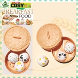 Bộ đồ chơi hấp bánh ẩm thực với nhiều món ăn: bánh bao, há cảo, bánh kem, shusi... với 88 chi tiết cùng phụ kiện cho bé