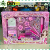 ĐỒ CHƠI TRANG ĐIỂM CHO BÉ BAO GỒM KẸP LÀM TÓC, KẺ MẮT, GƯƠNG TRANG ĐIỂM, NƠ, KẸP...