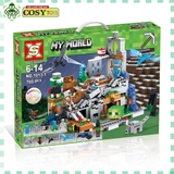 Đồ chơi lắp ghép xếp hình My world mô hình lâu đài cỡ lớn với 760 mảnh ghép cho bé