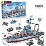 Đồ chơi lắp ghép xếp hình máy bay tiêm kích phản lực J15- Flying Shark hộp lớn to đại với 1010 mảnh ghép