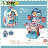 Đồ chơi vali đựng dụng cụ khám bệnh bác sỹ 3 trong 1 với 27 chi tiết cho bé