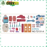 Đồ chơi vali đựng dụng cụ khám bệnh bác sỹ 3 trong 1 với 27 chi tiết cho bé