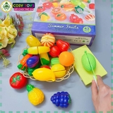 Bộ đồ chơi cắt trái cây rau củ cho bé
