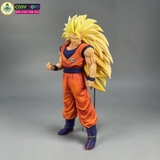 Mô hình DragonBall SonGoku SSJ3 áo cam dáng đứng siêu ngầu - hàng cao cấp - cao 30cm - nặng 1300 Gram - Dragon Ball