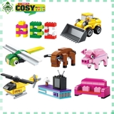 Đồ chơi lắp ghép xếp hình sáng tạo nhiều mẫu và kích cỡ cho bé với từ 460 mảnh ghép