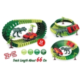 Đồ chơi mô hình lắp ráp đường ray khủng long cỡ lớn với 146 chi tiết cho bé