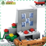 Đồ chơi lắp ghép xếp hình My world mô hình lâu đài cỡ lớn với 760 mảnh ghép cho bé