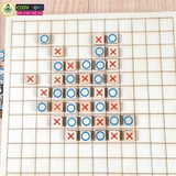 Bộ đồ chơi cờ caro hỗ trợ phát triển tư duy, khả năng ghi nhớ và nhận biết cho trẻ